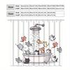 Cute Cat Shower Curtain Cartoon Kitten Bath Scene Fun Animal Art Pet Lover Decor Waterproof Printed Bath Curtain Home Fashion