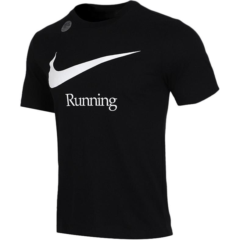 Nike Running Printing Running Sports Knit Male Black Men s CK0638-010 XS