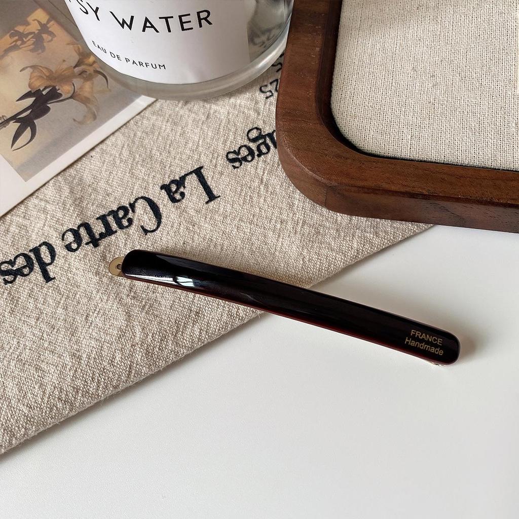 Eleganter Acetat-Haarclip für Damen - Vielseitiges Styling für abstehende Härchen, Pony und Pferdeschwänze