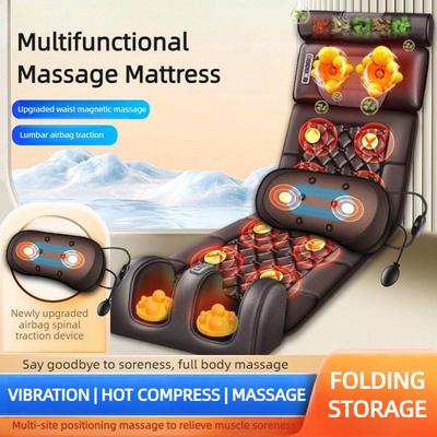 Multi Functional Massage Mattress Waist And Neck Heating Massager Household Therapy Intelligent Electric Cushion