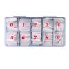Korean Standard Clear French Nail Tips for Beginner Practice - Full & Half Cover, 500 Pieces