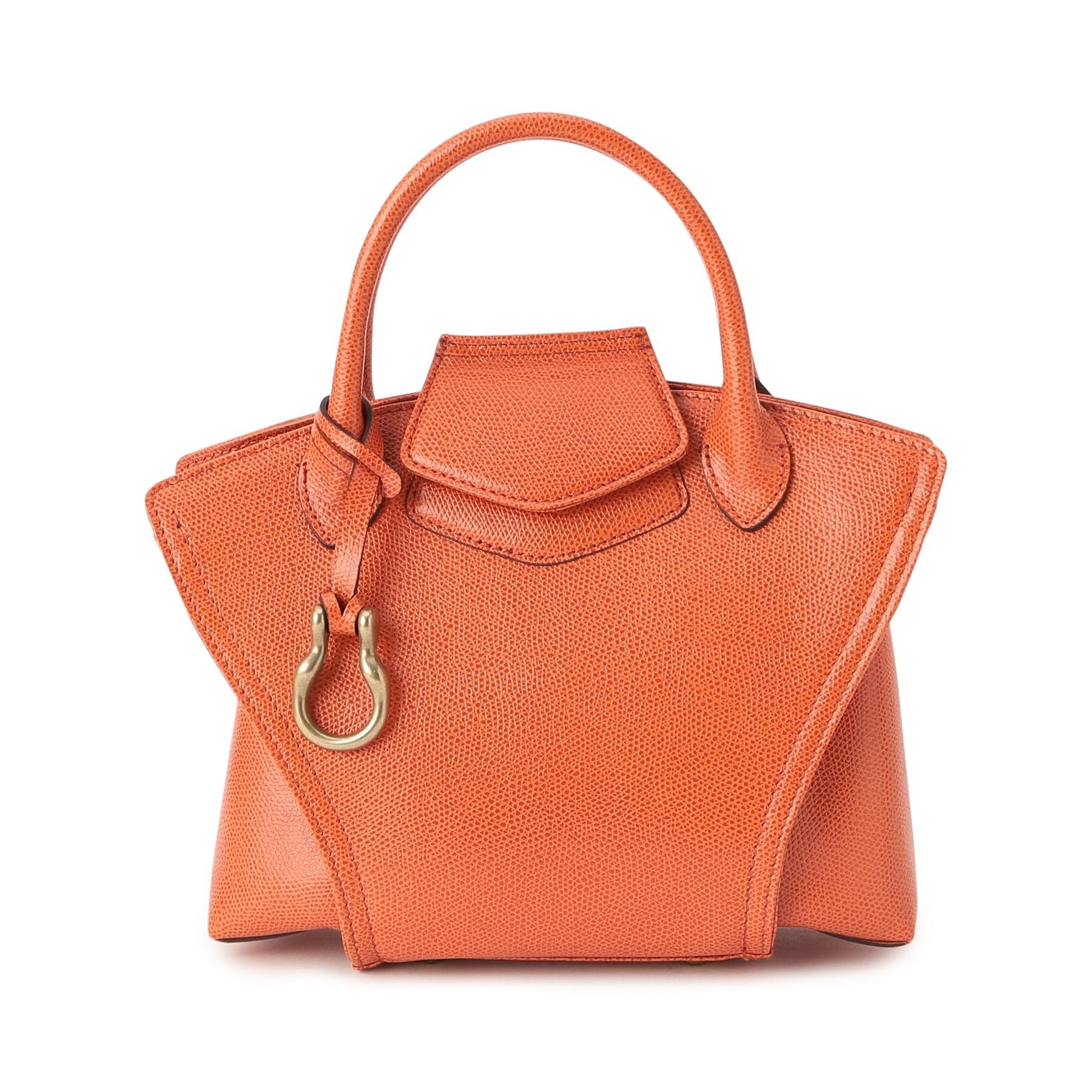 

Сумка-тоут Toff Loadstone Bianto з плечовим ремінцем, тиснена, одна помаранчева & (S) Ремінець, Шкіра, Розмір, помаранчевий