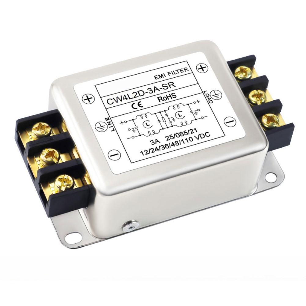 

For EMI Power Supply Filter Terminal Type DC Two Stage CW4L2D361020ASR 110V Metal Design for Effective Noise Reduction