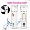 Nano Spray Facial Steamer Humidifier  Mini Handheld Portable Mist Sprayer Water Instrument Hydration Humidifier Skin Care Gift
