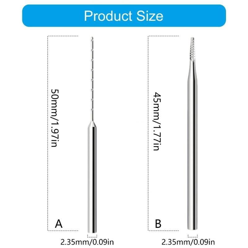 652F U8 Alloy Thread Repair Drill Bit For Stripped Screw Removal Polishing Pen Tool
