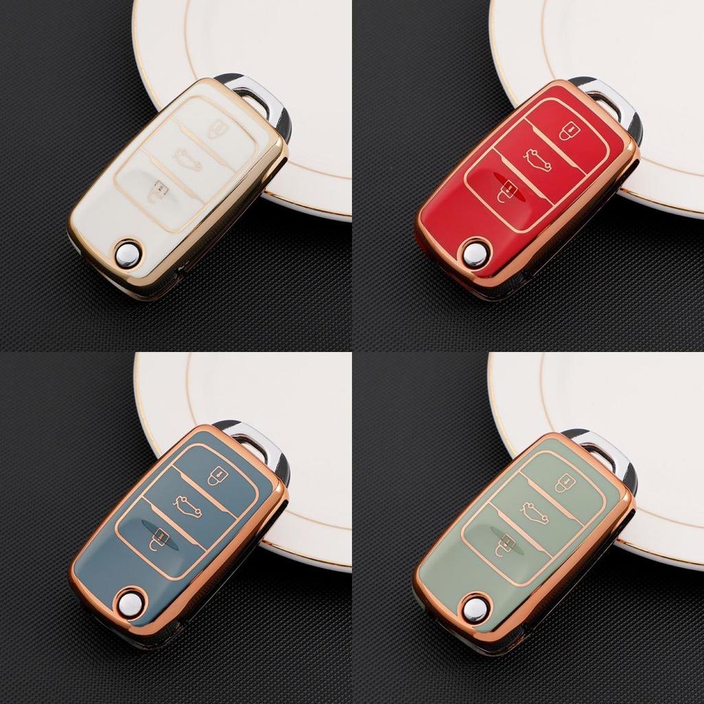 Soft TPU Car Remote Key Case Full Cover Holder for Volkswagen VW POLO Tiguan Passat B5 B6 B7 Golf EOS Scirocco Jetta MK6 Octavia