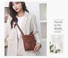 Women's Stylish Retro Crossbody Bag - Soft Leather, European & American Style, Small Shoulder Phone Bag