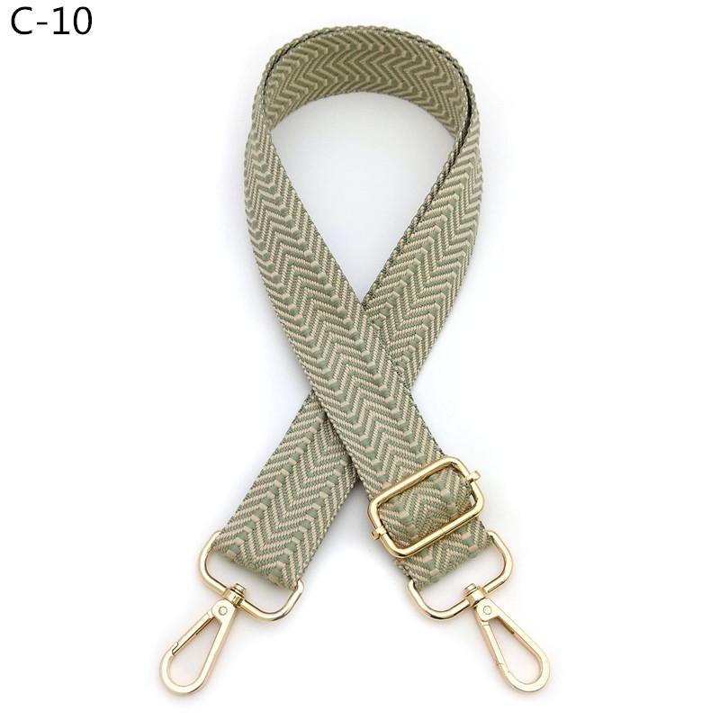 New Arrow Solid Color Bag Shoulder Strap Accessories One Shoulder Oblique Span Adjustable Replacement School Bag Wave Strap