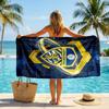 Asciugamano da Spiaggia Leeds United Football Morbido Microfibra Asciugamano Estivo Asciugatura Rapida Assorbente per Spiaggia Piscina Viaggio