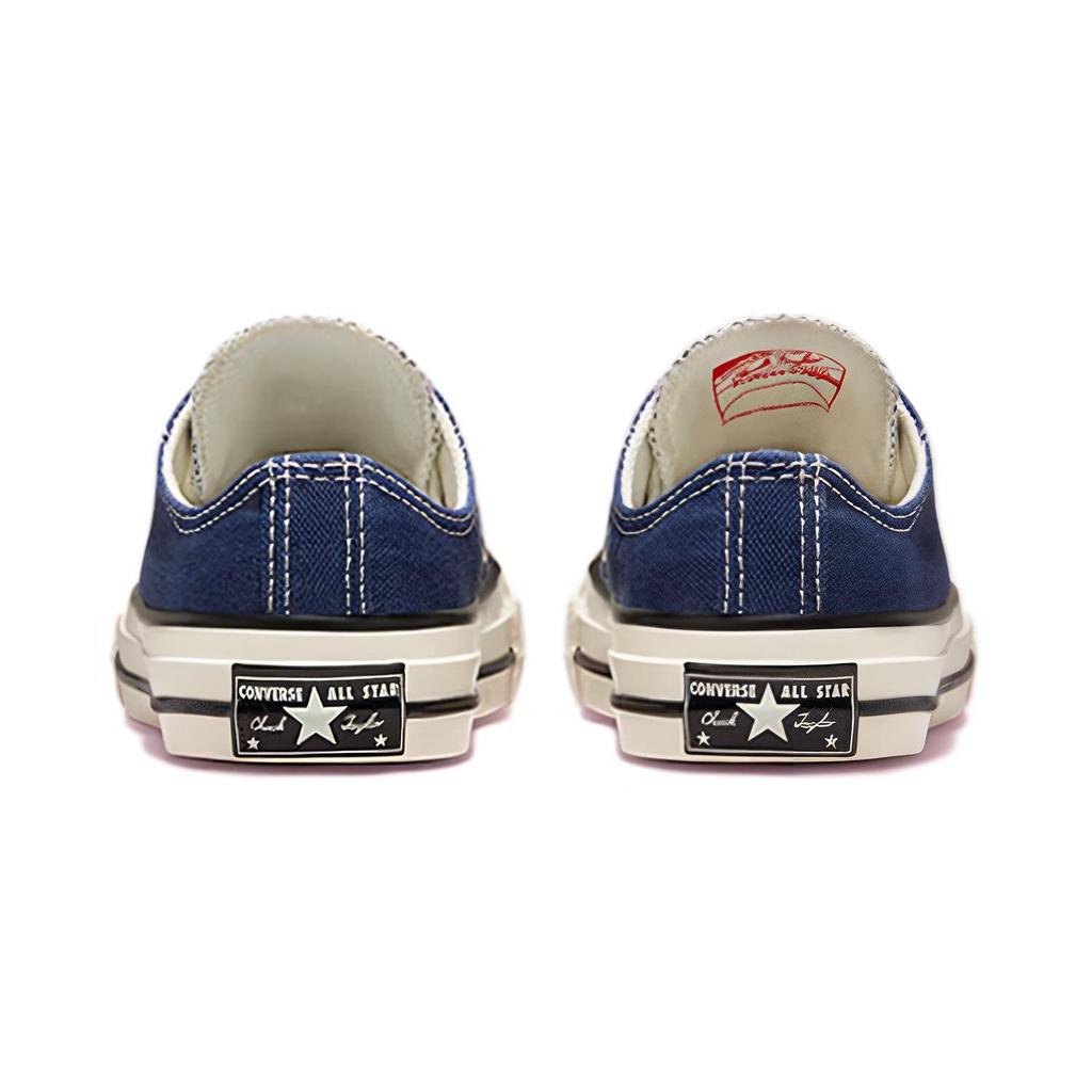 Converse Chuck 70 Taylor All Star Canvas Comfortable Versatile Low Top Kids Canvas Shoes Kids sneaker Deep-Blue 372886C