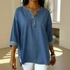 Einzigartig Besonderer Französischer Stil: Bequemes Damen-Denim-Oberteil mit langen Ärmeln