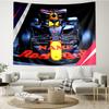 Custom Name Racing Print Tapestry, Backdrop, Easy Setup, Ideal for Bedroom, Office & Living Room, with Aesthetic Wall Hanging Decor.