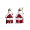 Cross-Border Christmas Tree Ornaments: Snowman, Santa, Cabin Pendants