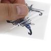 3D Spider Tatuering Scorpion Temporary Tattoo Stickers för Halloween Knepigt