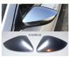 2pc Silver Side Mirror Cover for Skoda Superb A7 Cap 2016 2017 2018 Matte Chrome Satin Replace Part Auto Replace