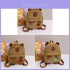 Plüsch-Cartoon-Rucksack für Kinder mit Air-Cushion-Trägern und Comic-Design für den Schulgebrauch