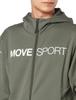 Move Sports MVSP KH O Hoodie with Descente and Pockets Sweatshirt, Full-Zip S.F.TECH SHIELD, Windproof, Warm,