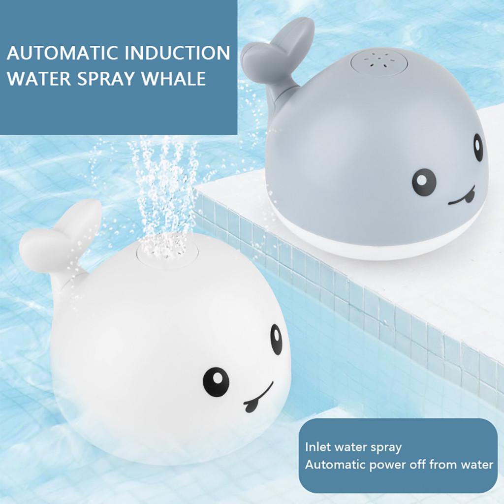 Bath Toy Spray Water Can Drifting Rotate with Shower Pool Toy for Toddler Party