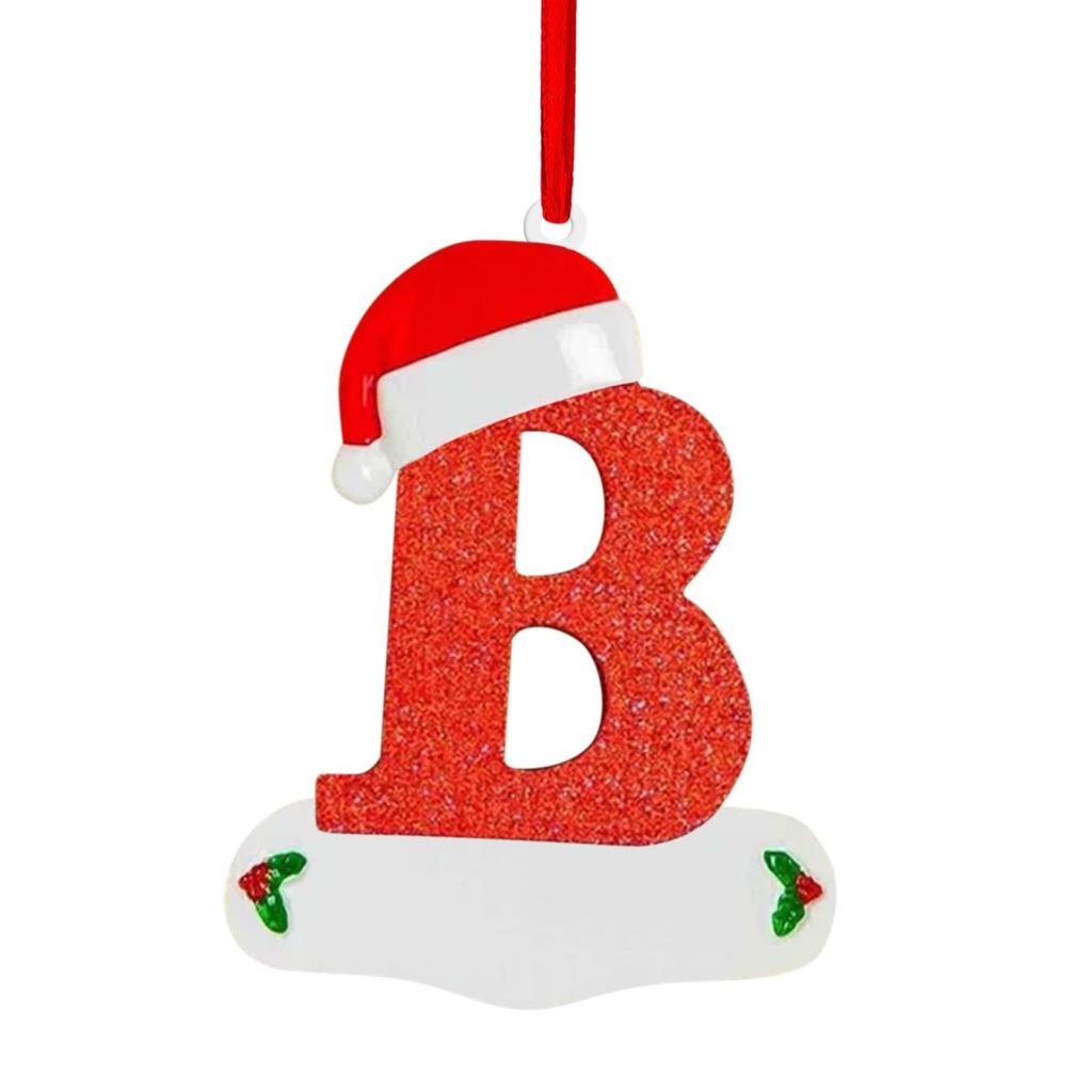 Merry Christmas Decoration Pendant English Alphabet Cristmas Tree Ornaments for Home Decor  Navidad New Year 2026 Gift Accessory