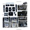 Car Door Groove Mat Anti-slip Slot Pad for Renault Austral E-Tech Hybrid 2022 2023 2024 2025 Auto Interior Trim Accessories