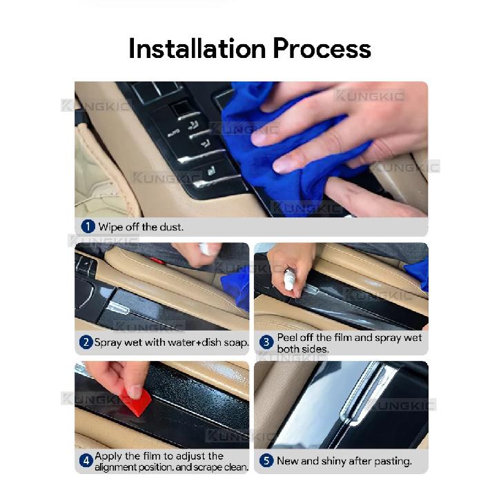 Interior Protective Film for Benz A-Class Amg A35 A45 2024 2025 Navigation Screen Gearbox Anti-Scratch Protection Sticker LHD