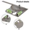Angle Ruler Protractor Measuring Tools Woodworking Multi-Function Angle Gauge Stainless Steel Industrial Dividing Rule
