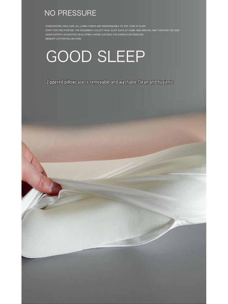 Zero Pressure Memory Foam Neck Support Pillow for Sleep - Adult Traction Design
