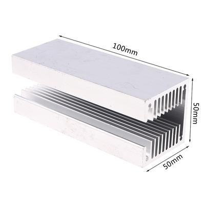 Triodă cu slot U Radiator de aluminiu de mare putere 40/50 mm Radiator de căldură Radiator de putere CPU