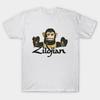 Herren Schwarzes T-Shirt mit Aufdruck Zildjian Band No-Cut Transferpapier Aufdruck Baumwoll-T-Shirt