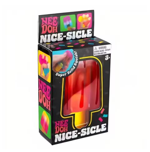 NeeDoh Cute and Fun Donut Stress Relief Toy, Soft Rubber Stress Relief Toy, Slow Rebound Relaxation Stress Relief Gift