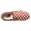 Vans Classic Slip-On Durable Non-Slip Low-Top Casual Skate Shoes Red And White Checkerboard Women Sneakers VN0A38F7ULL