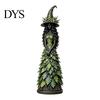 Small Witch Sculptures for Bookshelf Seasonal Figurine Ornament, Handcrafted Resin Statue Halloween Thanksgiving Holiday Party Prop Decorations