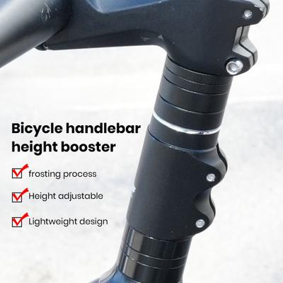 Fahrradlenkerverlängerung, Fahrradgabel-Vorbau-Riser, leicht, verstellbar, Anti-Oxidation, einfach zu installieren, Mountainbike-Lenkerverlängerungswerkzeug