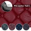 100*147cm Artificial PU Leather Fabric Quilted Embroidered Lattice PVC Leather For Diy Car Seat Cushion Luggage Upholstery Decor