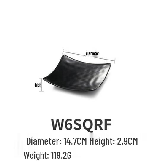 Melamine Plate: Imitation Porcelain Dinner & Snack Plate for Restaurants & Bars