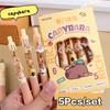 5 Buc. Pix Gel Kawaii Desene Animate Capybara Uscare Rapidă Pixuri Neutre Scris Lin Rechizite de Birou Papetărie Studențească Cadouri