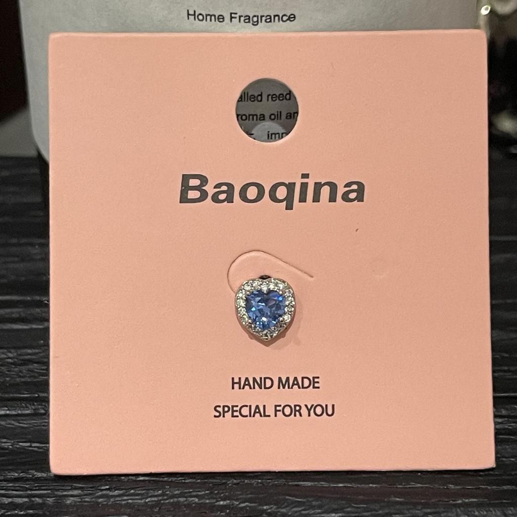 Pink Card Baoqina Flat Threaded Cartilage Stud: Trendy Cross-border Hot-Selling Piercing Jewelry