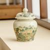 Jun XVII SW Five-Color Landscape Ceramic Tea Storage Jar