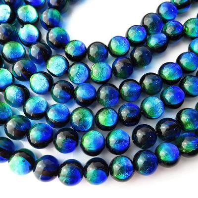 [GOLD STONE] Kerama Marine Firefly Glass Beads, 33 Beads, 12mm, from the Kerama Islands, Okinawa