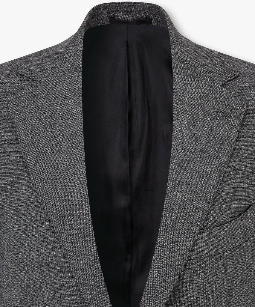 Man On The Boon [Loropiana Fabirc] Notched Lapel Wool Single Jacket_Grey 4714151001