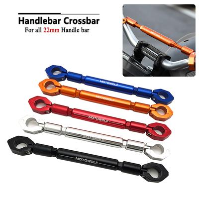 Universal 22mm Handlebars  Motorcycle Aluminium Alloy Strengthen Handlebar Balance Crossbar For Suzuki For Yamaha For