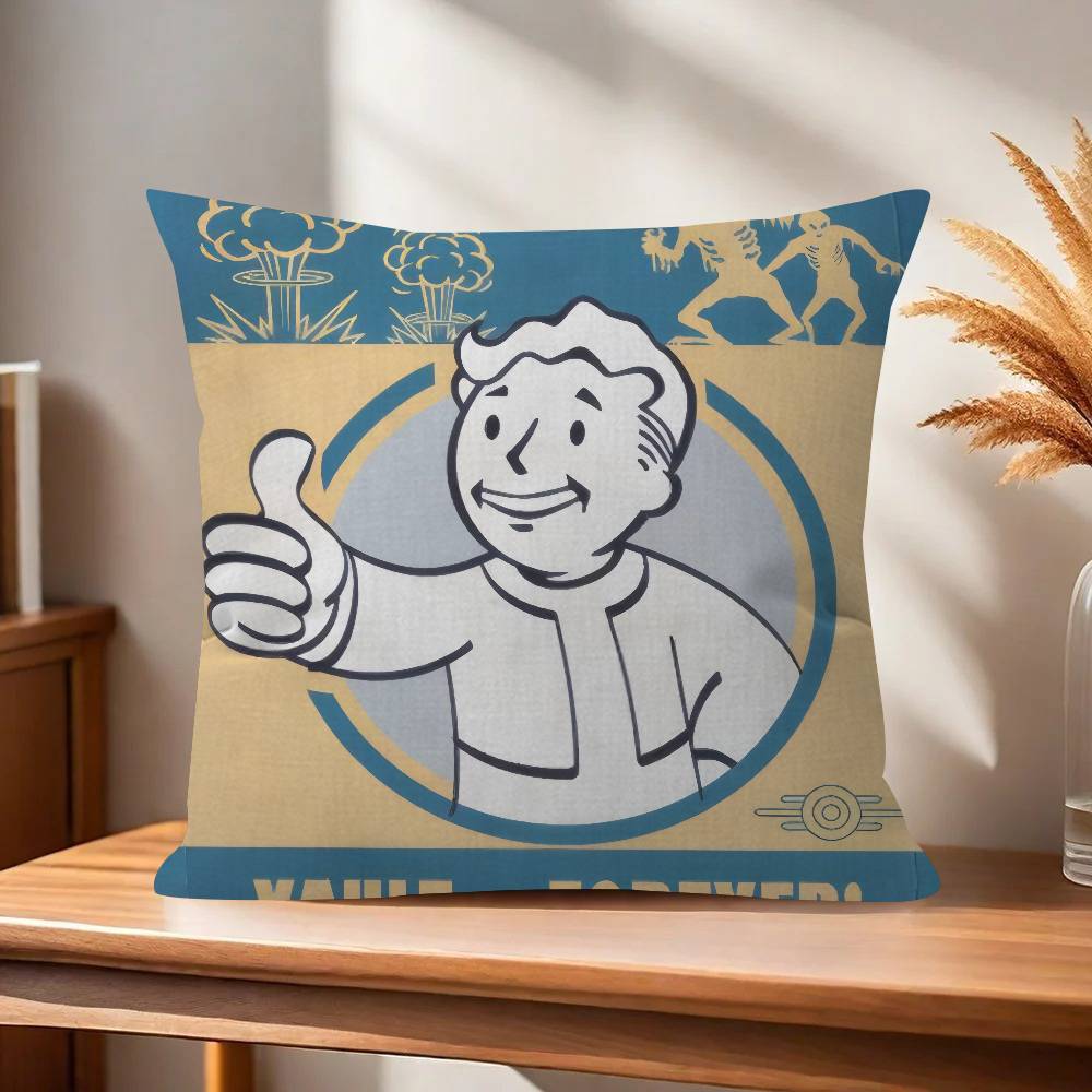 Game F-Fallouts cool boy  Pillow Anime Pillow Sofa Bed Head Pillow Cover Cushion Cover 45x45 cm Fashion