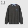 Gap Unisex Loose Fit Logo Embroidered Fleece Crewneck Sweatshirt 831294