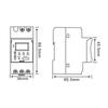 1Pc Electronic Weekly 7 Days Programmable Digital Timer Switch Relay Control 110V 8A 10A 16A Din Rail Thc15A