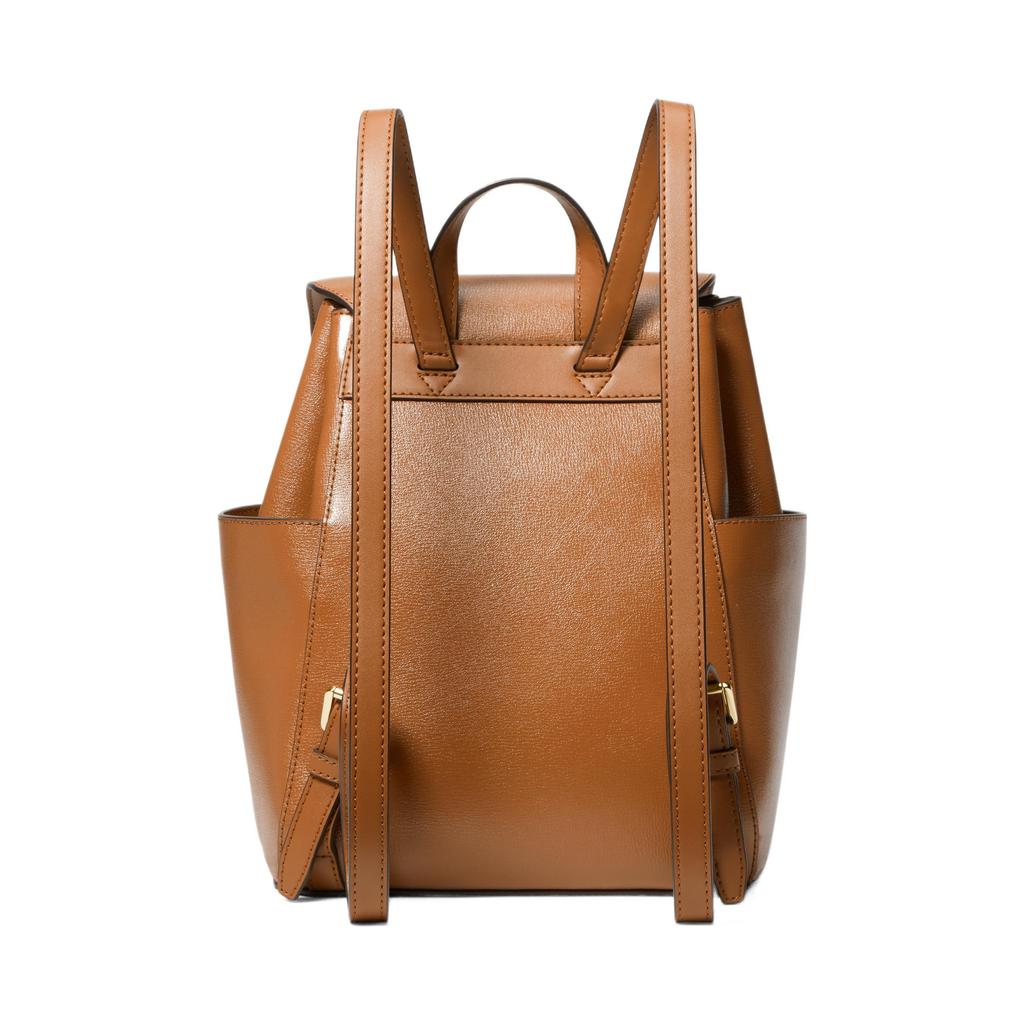 Michael Kors MK Cheryl Monogram Leather Backpack Women backpack Vanilla-White Acorn-Brown 30F3G2EB2B-149