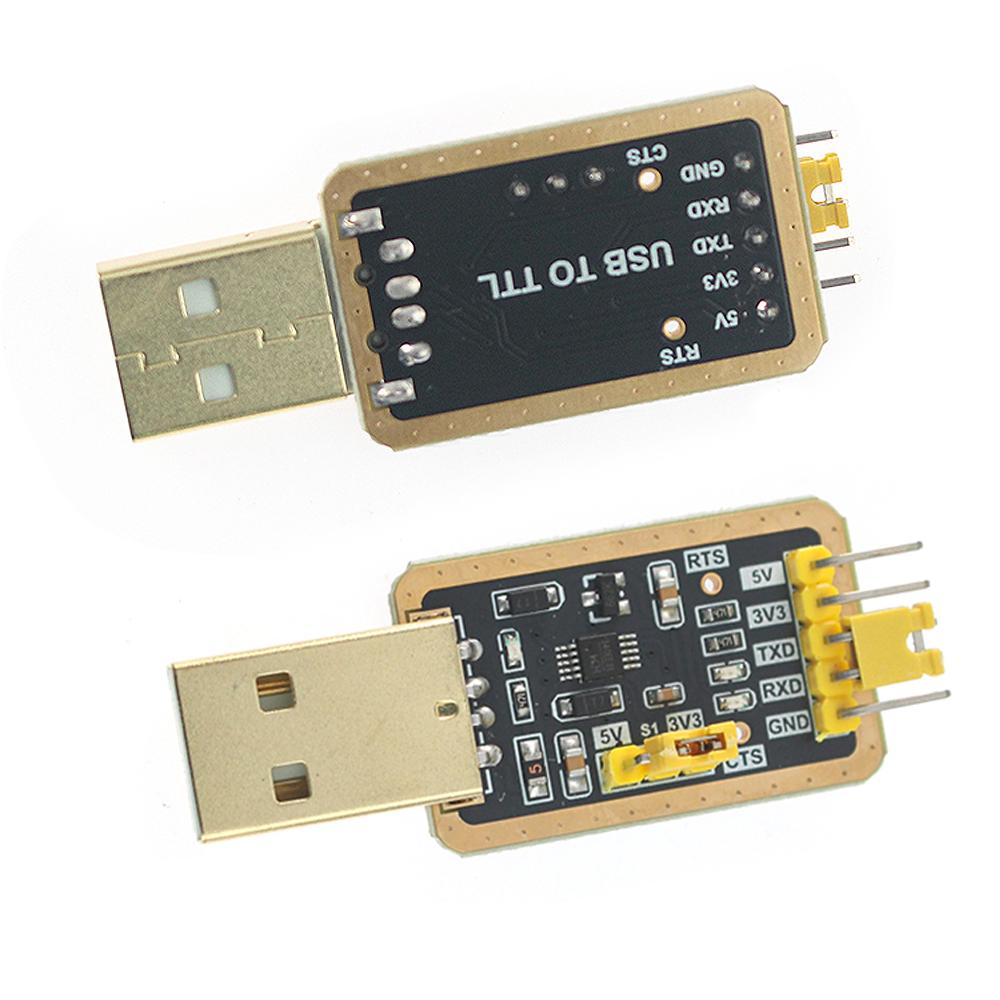 1set CH340E USB to TTL Converter Module 3.3V 5V USB Serial Port Modules with STC Download Line for Arduino