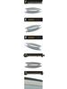 Tengyi C50 Rain Deflector: 3D Stainless Steel Bright Trim for Car Accessories
