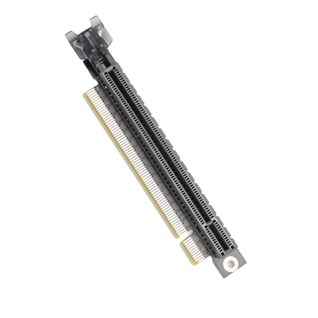 PCIE Card Adapter 90 Degree Computer PCIE Slot Converter for 1U Server Chassis for X16 Bus