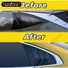 For Volkswagen CC Carbon Fibre Look Style Car Side Window Scoop Cover Five Slot Open Lpuvers Cover Vent