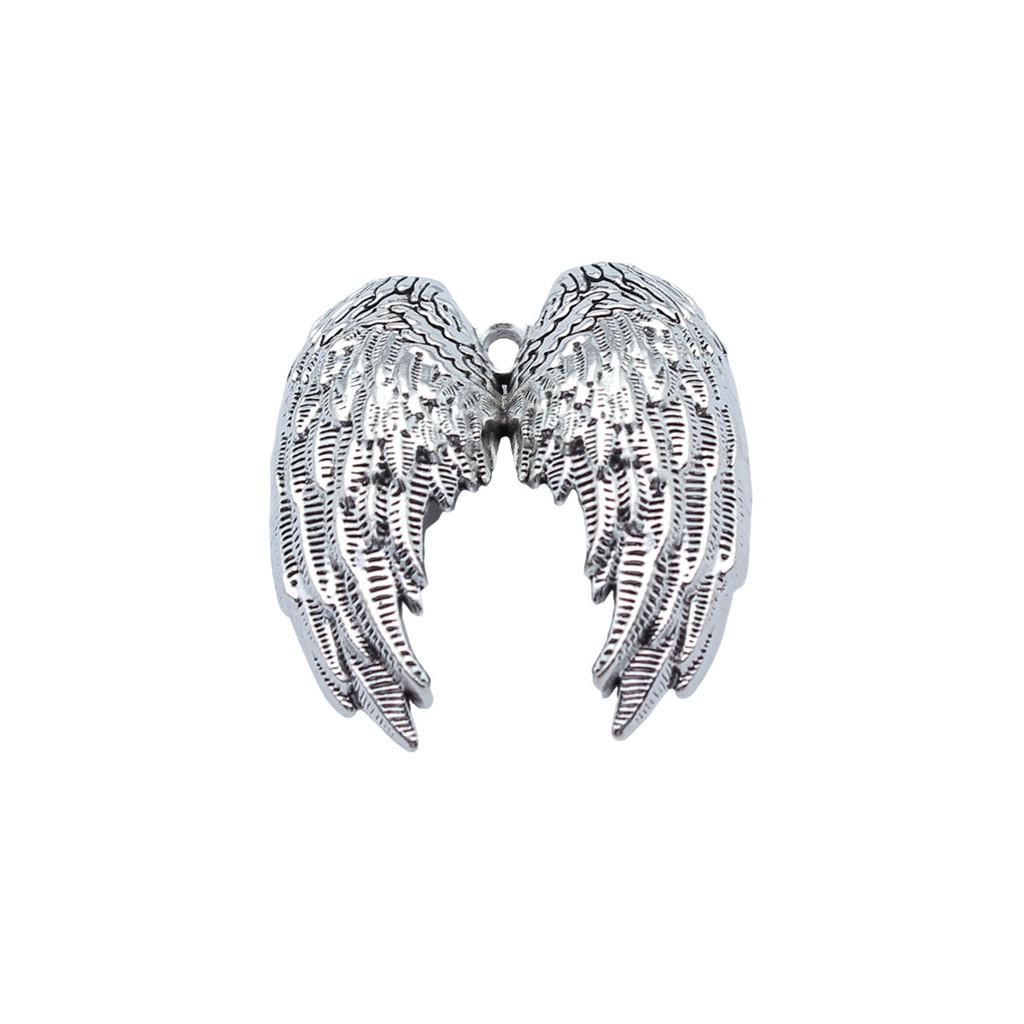 Feather Wing Charms Antique Alloy Pendants For Bohemian Jewelry Making